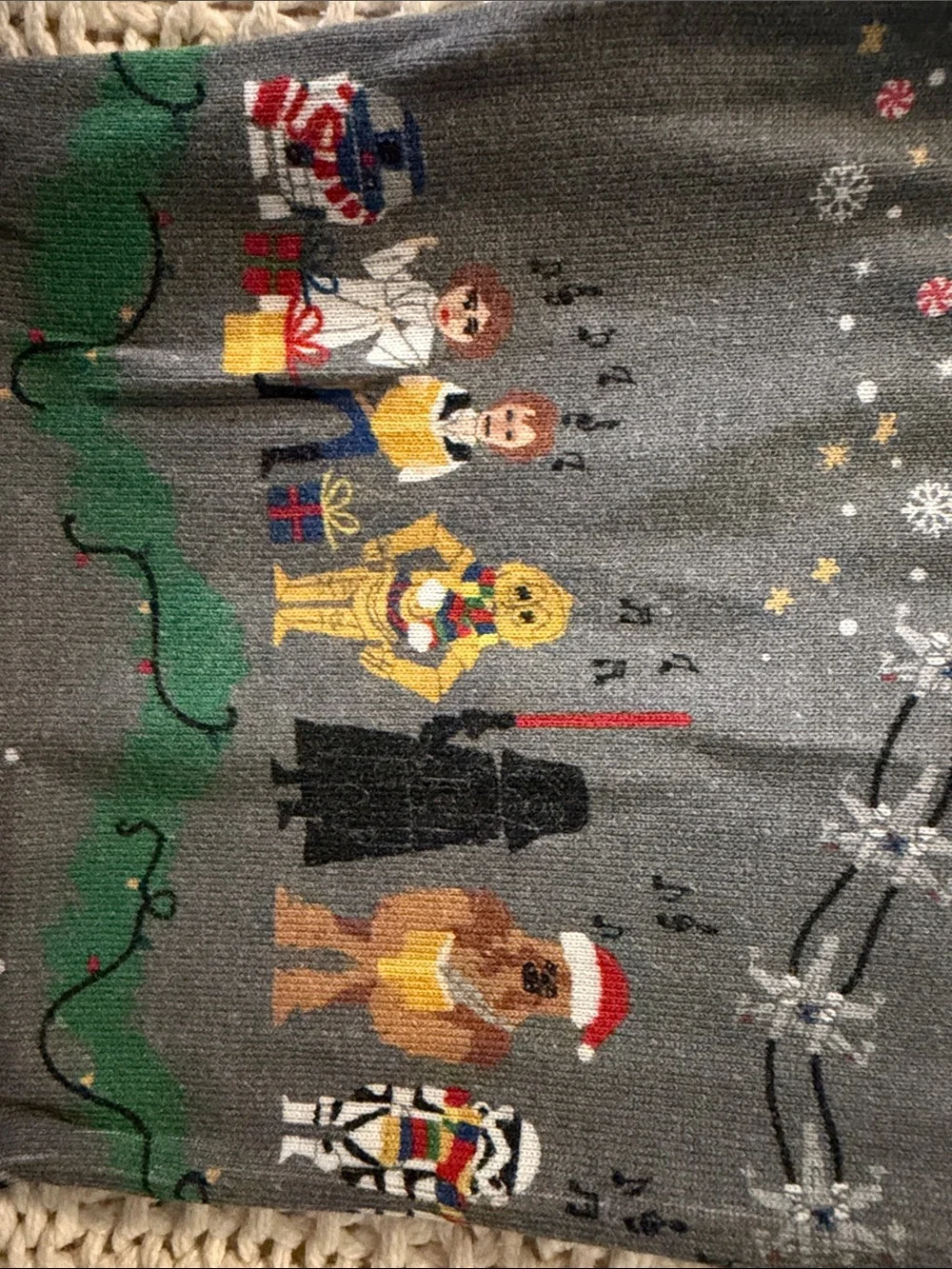 Hanna Andersson/Star Wars Kids Gray R2-D2 Holiday Pajama Set